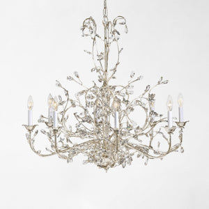 CALENDRA Silver Chandelier | Decorative Crafts