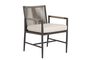 Pietra Dining Chair in Echo Ash, No Welt - Graphite | Sunset West - SW4601-1-EASH-STKIT