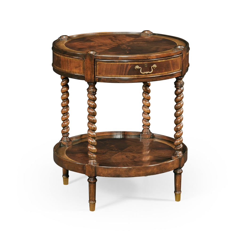 Regency Style Mahogany Round Side Table | Jonathan Charles - 492399-MAH