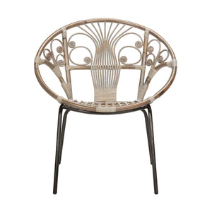 Carlson Rattan Accent Chair | Safavieh - WIK6505