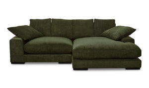 Plunge Sectional Dark Green | Moe's Home Collection - TN-1014-27-0