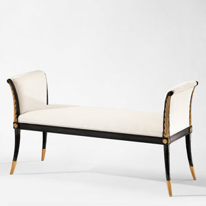 PIATTI Black Bench | Decorative Crafts