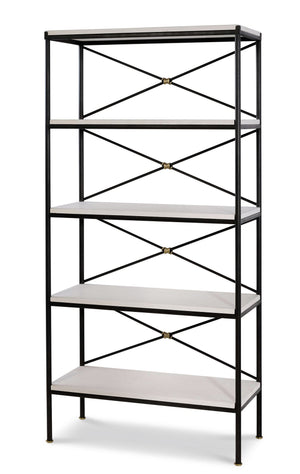Grand Montmartre Etagere-Iron/Brass Knot | Century Furniture - TSA-771-V1