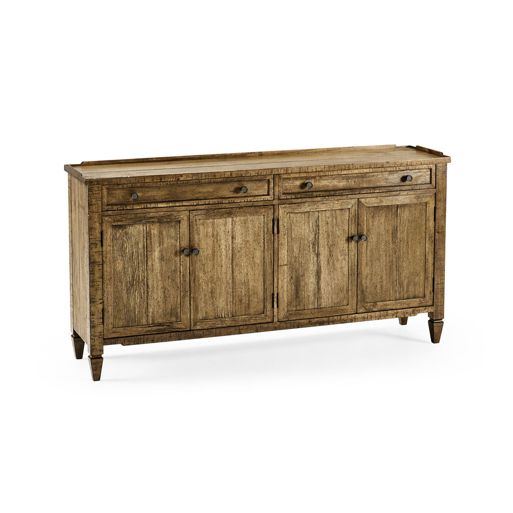 Casual Accents Medium Driftwood Credenza | Jonathan Charles - 491025-DTM