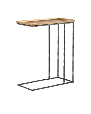 Currey & Co Boyles Brass C Table | 4000-0131