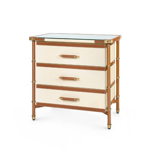 Toulon 3-Drawer Side Table | Villa & House - TOU-130-404