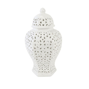 Hexagon Pierced Jar (2 Sizes)