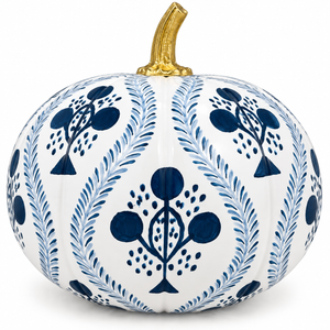 Navy Heritage Medallion Pumpkin