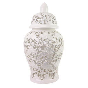 Leaf Pierced Jar (3 Sizes)