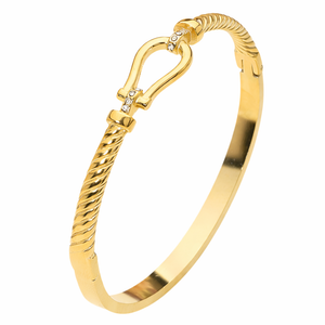 Gold Horse bit Bracelet