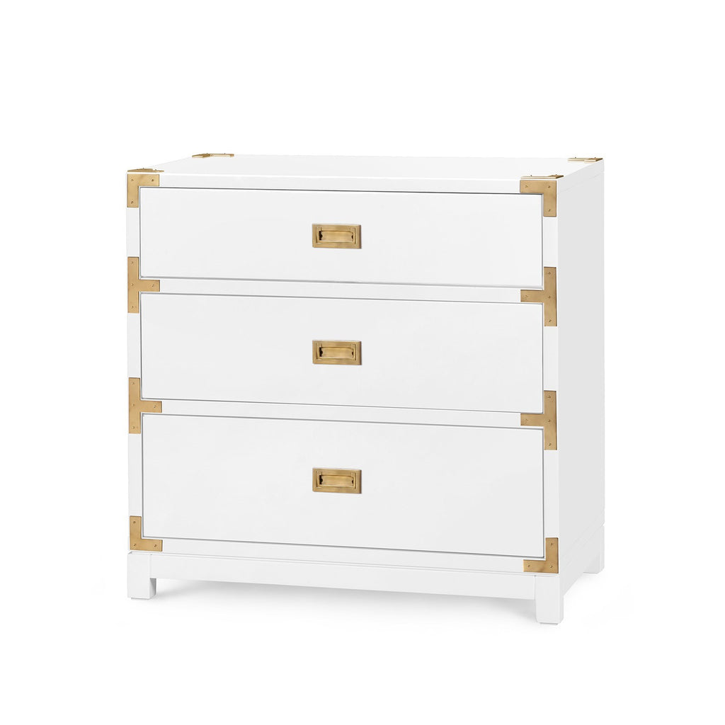 Victoria 3-Drawer Side Table | Villa & House  - VIC-130-39