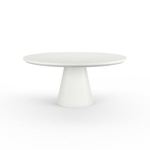 Pedestal Dining Table, Bone Finish | Sunset West - SW6203-BRDT63