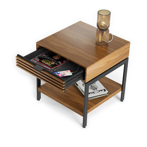 Cora Modern Natural Walnut End Table | BDI Furniture - 1176 WL