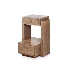 Warren 2-Drawer End Table - Soft Glow Oak| Villa & House - WAR-120-8980-884