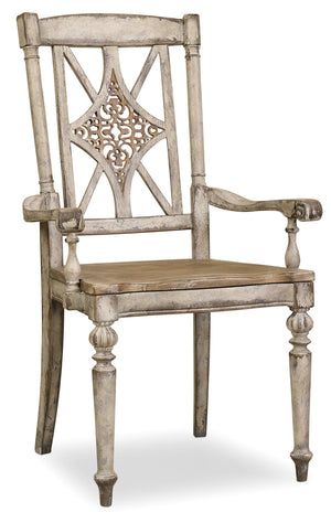 Chatelet Fretback Arm Chair | Hooker Furniture - 5351-75300