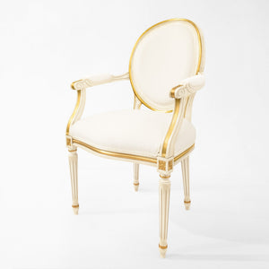 GIORGIA White Chair | Decorative Crafts - GMT6