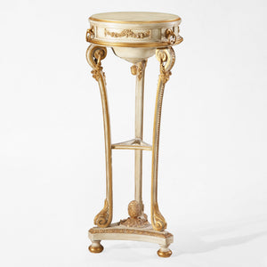 INVIERNO White Pedestal | Decorative Crafts - GMT4-WH47
