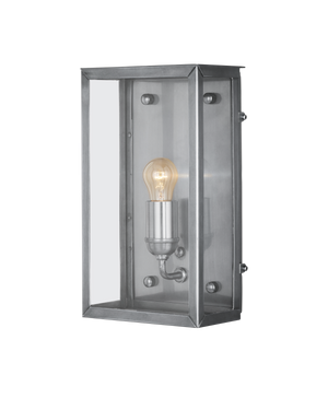 Royster Silver Outdoor Wall Sconce | Currey & Co - 5500-0054