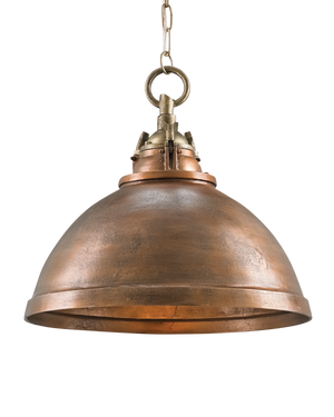 Currey & Co Admiral Brass Pendant | 9857