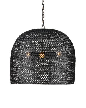 Currey & Co Piero Medium Black Chandelier | 9000-0961