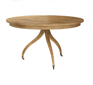 Timeless Solar Spider Leg Pedestal Dining Table In Sun Bleached Cherry | Jonathan Charles Furniture - 003-2-D00-SBC