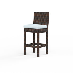 Montecito Counter Stool w/ Sunbrella Fabric - Cognac Finish | Sunset West - SW2501-7C