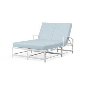 Bristol Double Chaise - White Finish | Sunset West - SW501-99