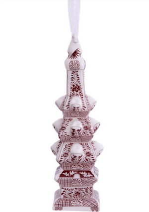 Red Tulipiere Ornament