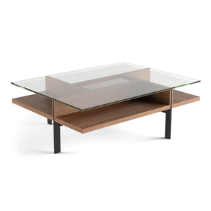 Terrace - Rectangular Coffee Table in Walnut | BDI Furniture - 1152 WL