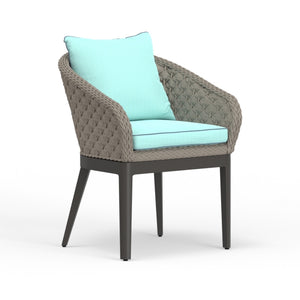 Marbella Dining Chair w/ Sunbrella Fabric - Graphite Finish | Sunset West - SW4501-1