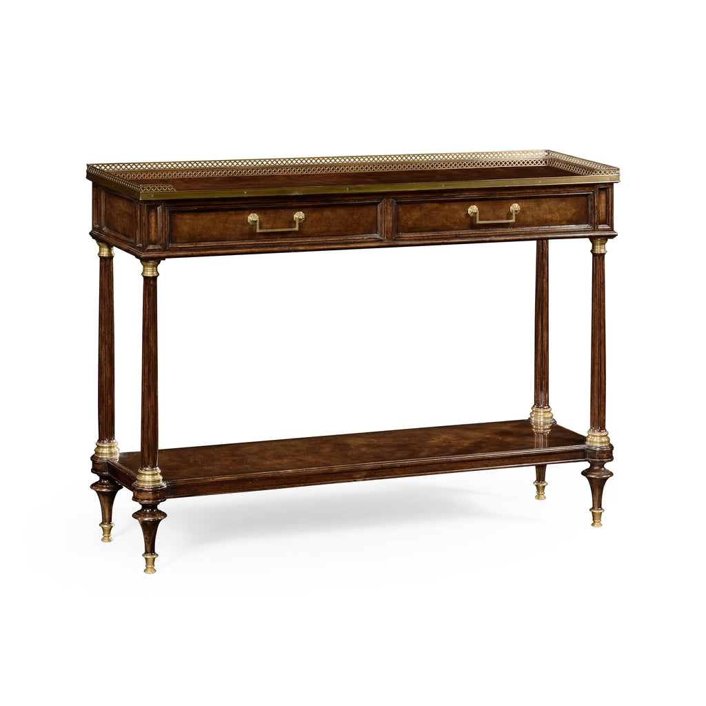 Brompton Mahogany Console Table | Jonathan Charles - 494892-BMA