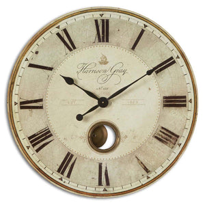 Uttermost Harrison Gray 30 Clock