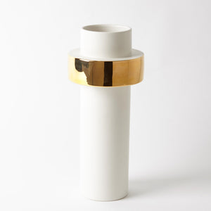 Gold Ring Vase-High | Global Views - 1.10338
