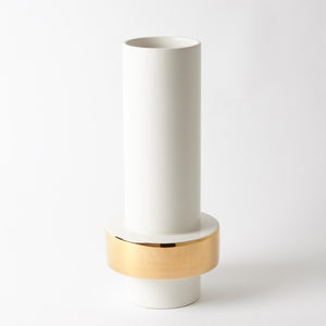 Gold Ring Vase-Low | Global Views - 1.10340