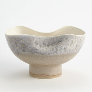 Cream Rises Dented Bowl | Global Views - 1.10808