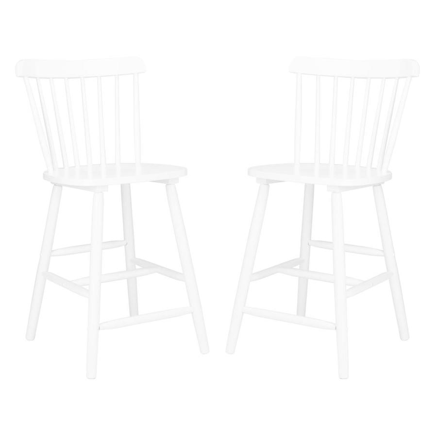 Safavieh Galena Counter Stool - White (Set of 2)