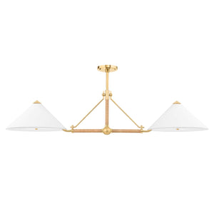 Hudson Valley Lighting 4 Light Island - Brass