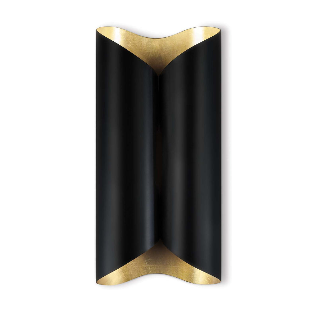 Regina Andrew Coil Metal Sconce Large (Black and Gold)