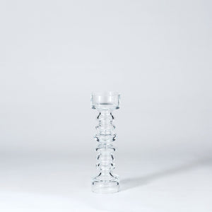Glass Ribbed Candleholder/Vase-Med | Global Views - 1521