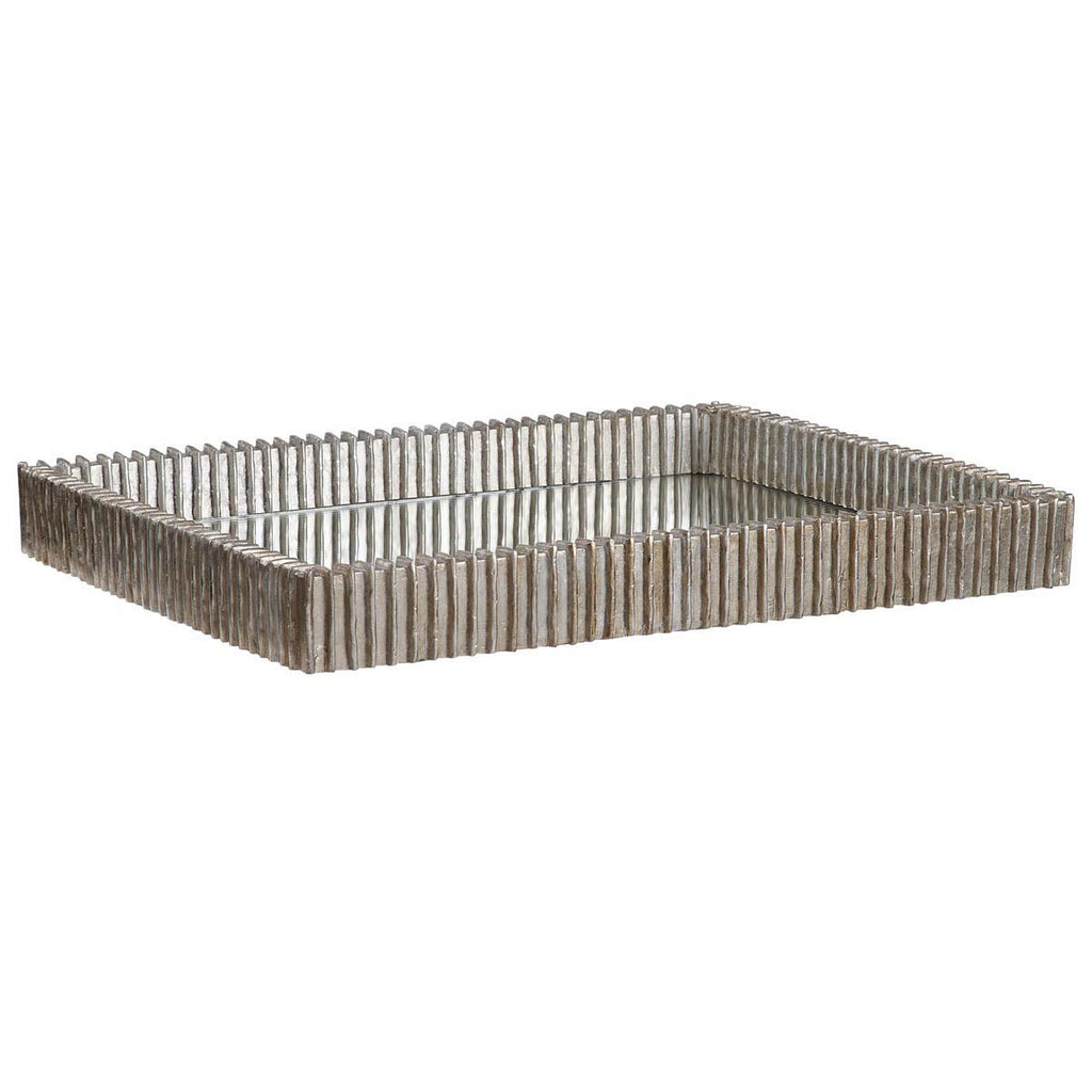 Uttermost Talmage Silver Mirrored Tray