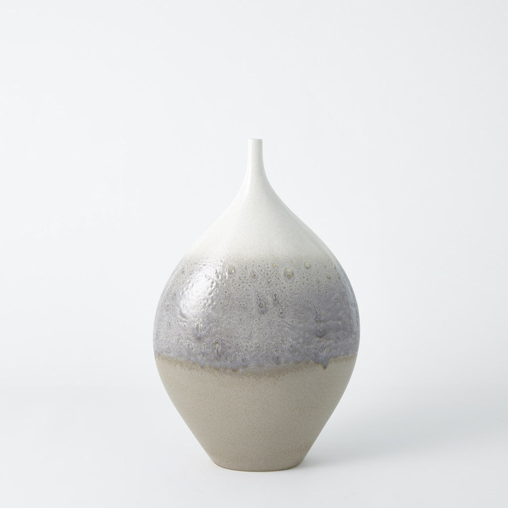 Cream Rises Vase-Wide-Lg | Global Views - 1888