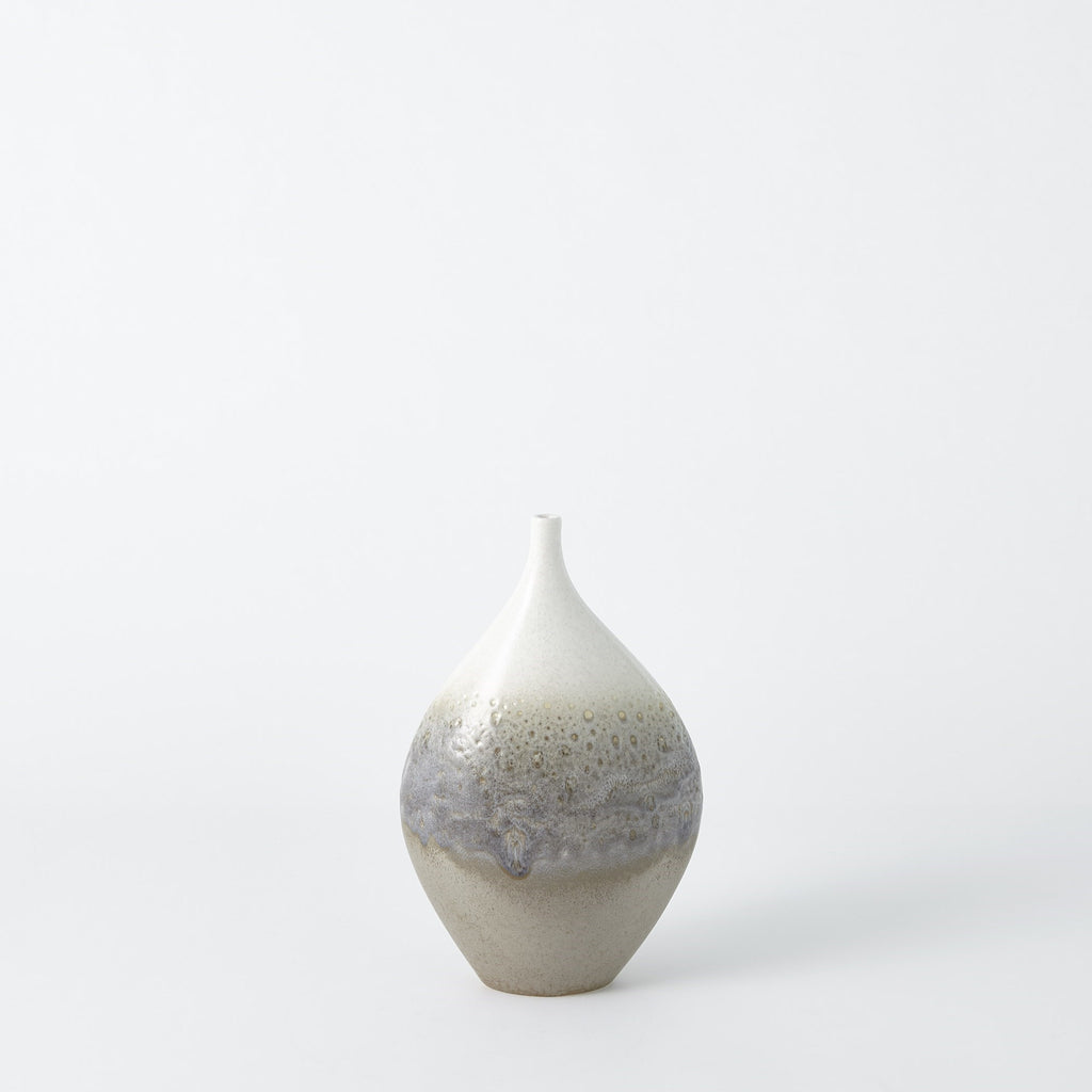 Cream Rises Vase-Wide-Sm | Global Views - 1889