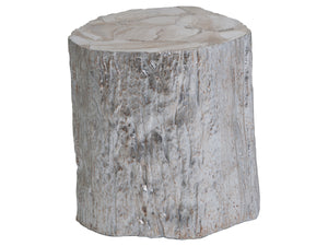 Trunk Segment Spot Table - Silver Leaf | Artistica Home - 2037-950