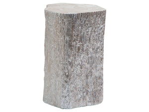 Trunk Segment Accent Table - Silver Leaf | Artistica Home - 2037-951