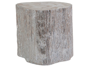Trunk Segment Side Table - Silver Leaf | Artistica Home - 2037-952