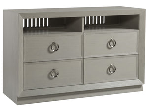 Zeitgeist White Media Console | Artistica Home - 2140-907