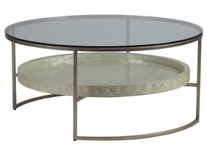 Cumulus Capiz Round Cocktail Table | Artistica Home - 2156-943C