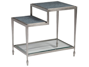 Sashay Silver Rectangular End Table | Artistica Home - 2213-955C