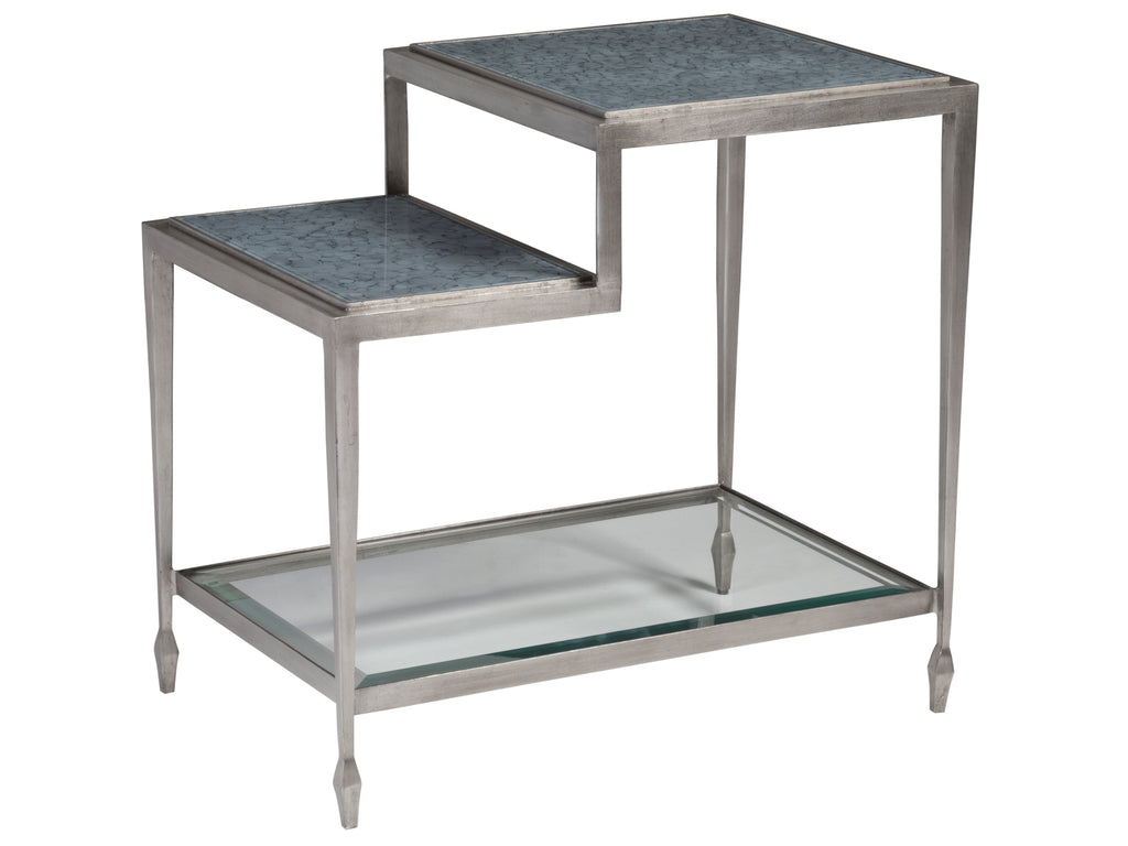 Sashay Silver Rectangular End Table | Artistica Home - 01-2213-955C