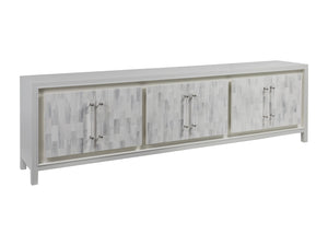 Elation White Long Media Console | Artistica Home - 2267-908